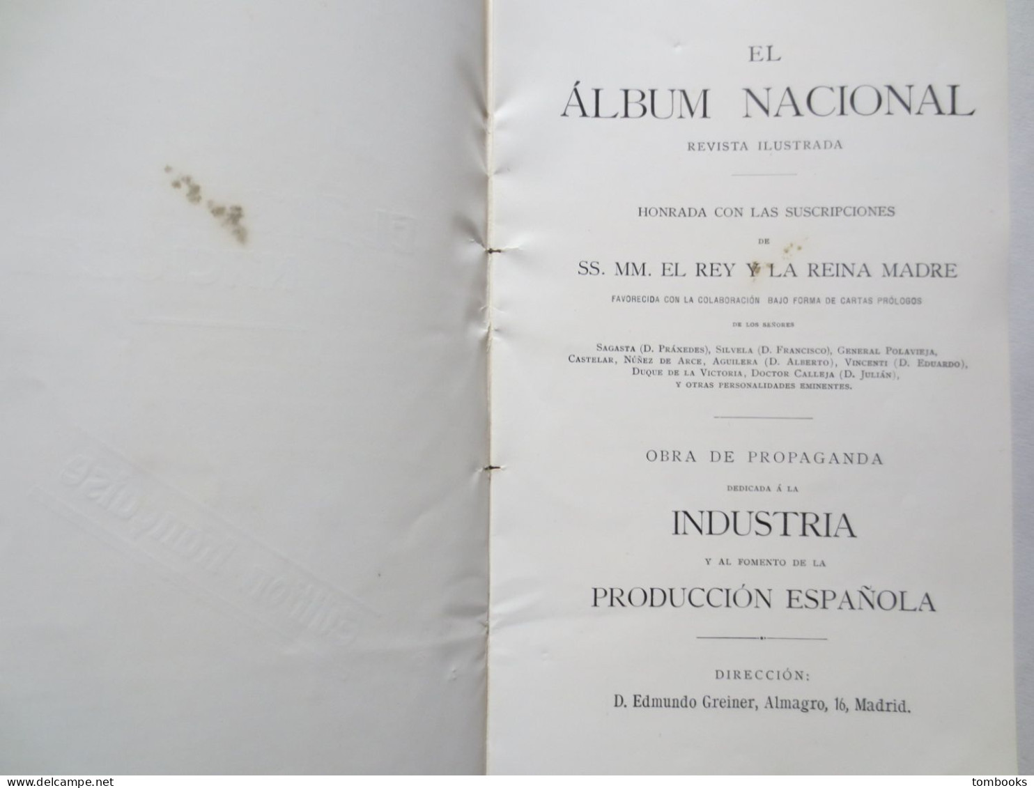 Espagne - Cadiz - Revue Illustrée - Les Vins De Xérès Des Ets Du Marquis De Misa ( Manuel Misa )  1897 - RARE - - Sin Clasificación