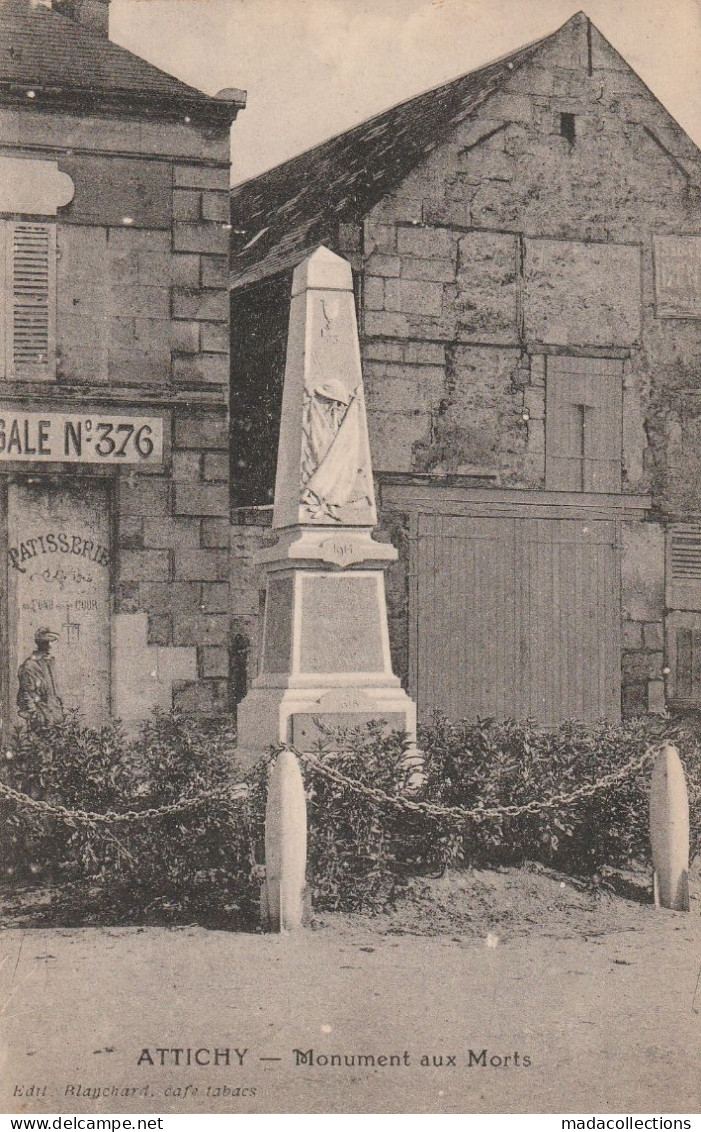 Attichy (60 - Oise) Monument Aux Morts - Attichy