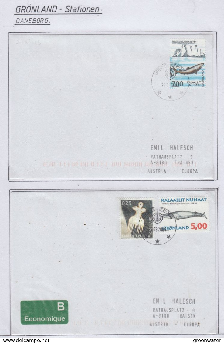 Greenland Station  Daneborg 5 Covers   (KG164) - Stations Scientifiques & Stations Dérivantes Arctiques