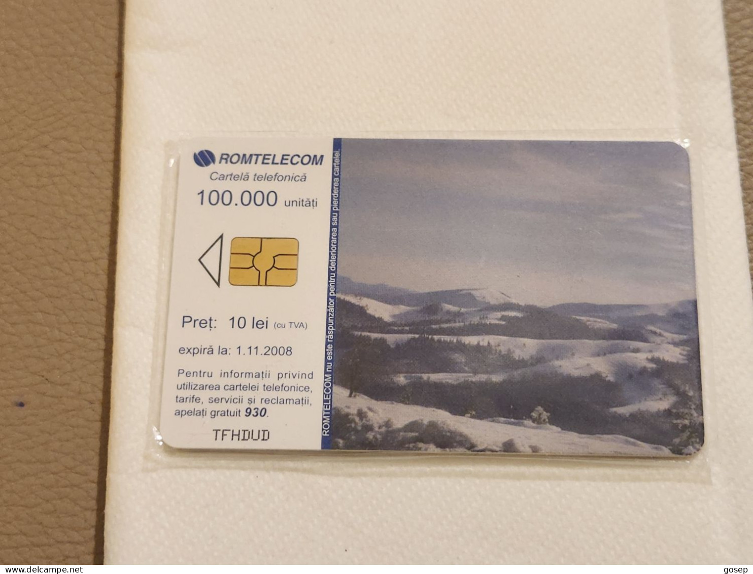 ROMANIA-(RO-ROM-0365)-Mountains 1-(83)-(10 Lei)-(TFHDUD)-used Card+1card Prepiad Free - Roemenië