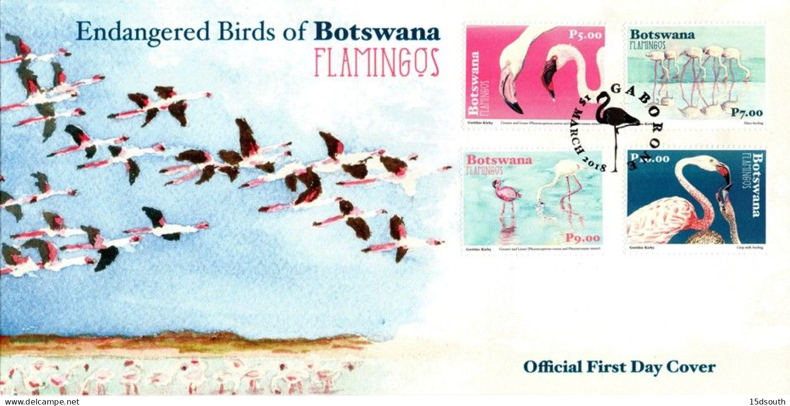 Botswana - 2018 Flamingos FDC - Flamants