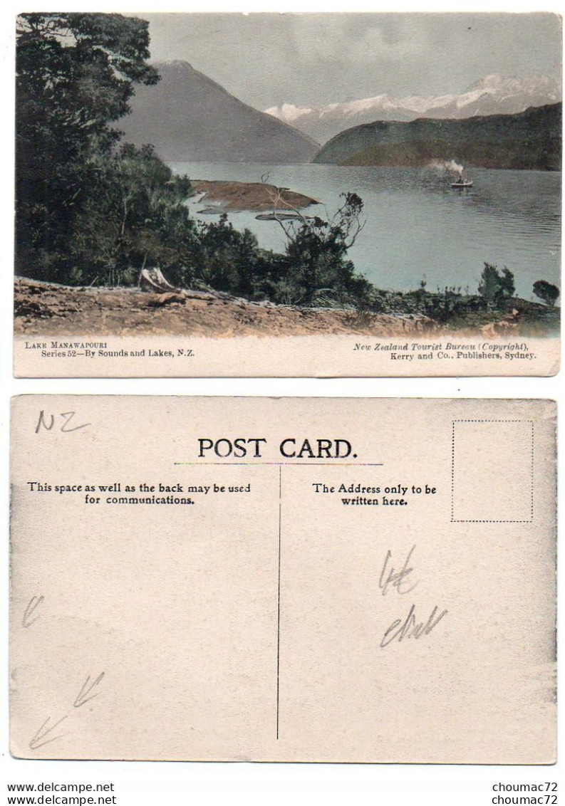 (New Zealand) 035, Kerry And Co Series 52, Lake Manawapouri - Nouvelle-Zélande