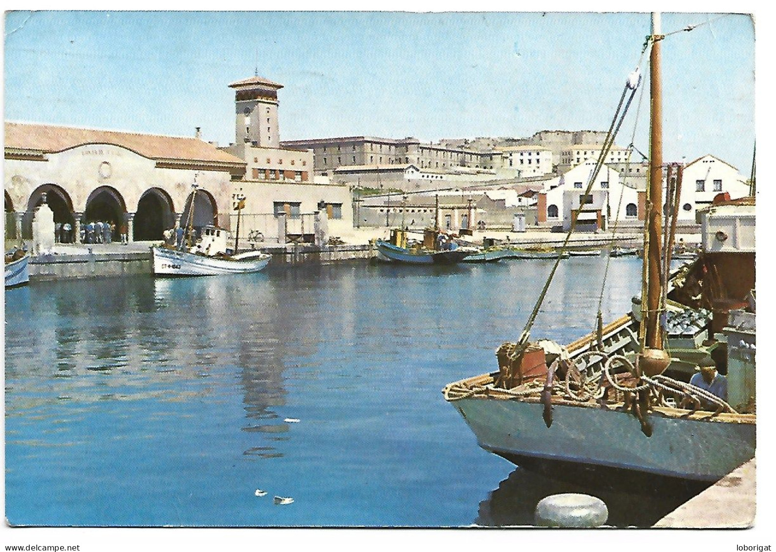 PESCADERIA Y DARSENA DE BOTES DE SANTA LUCIA / FISHERY AND WHARFE OF BOATS OF ST. LUCIA .- CARTAGENA.- ( MURCIA ) - Murcia