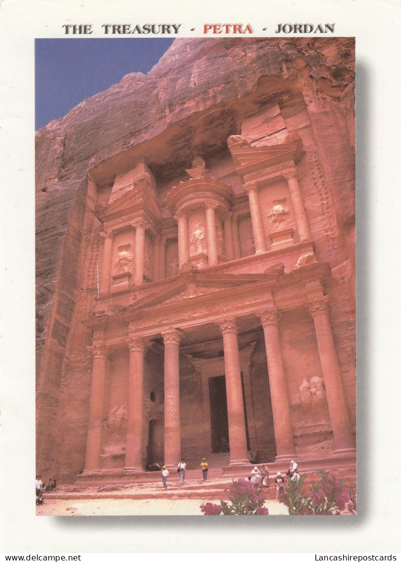 Postcard The Treasury Petra Jordan My Ref B26364 - Jordan