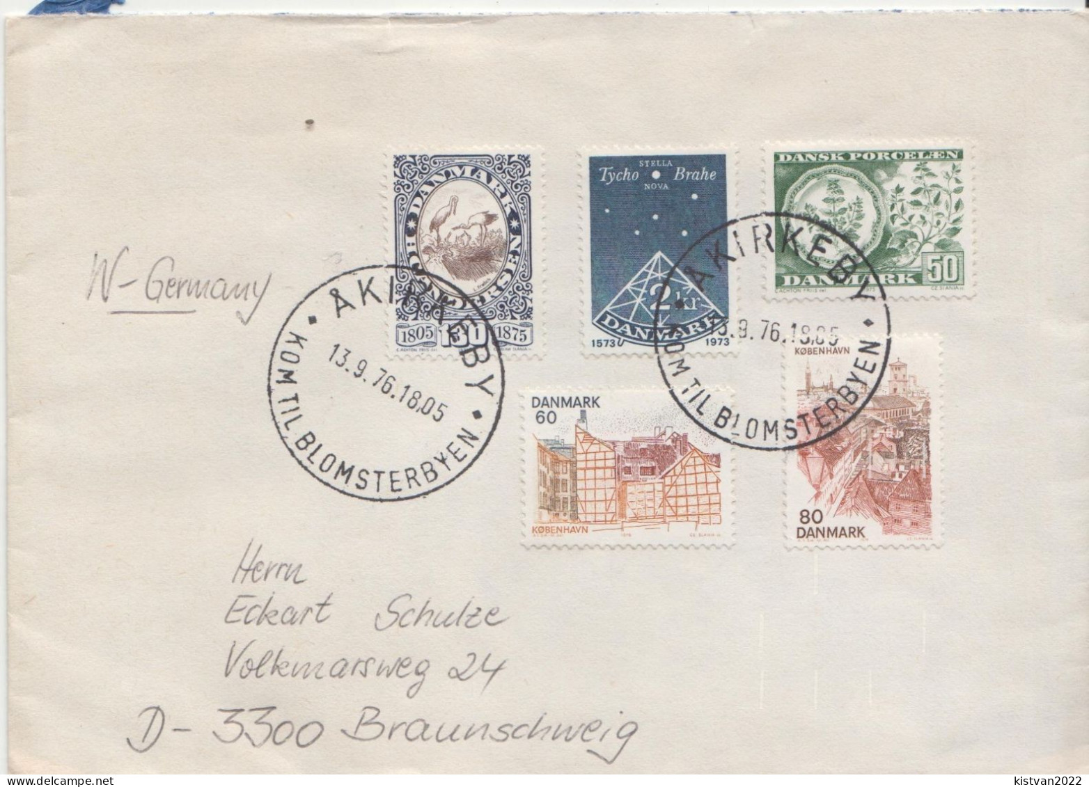 Postal History: Denmark Cover - Storia Postale