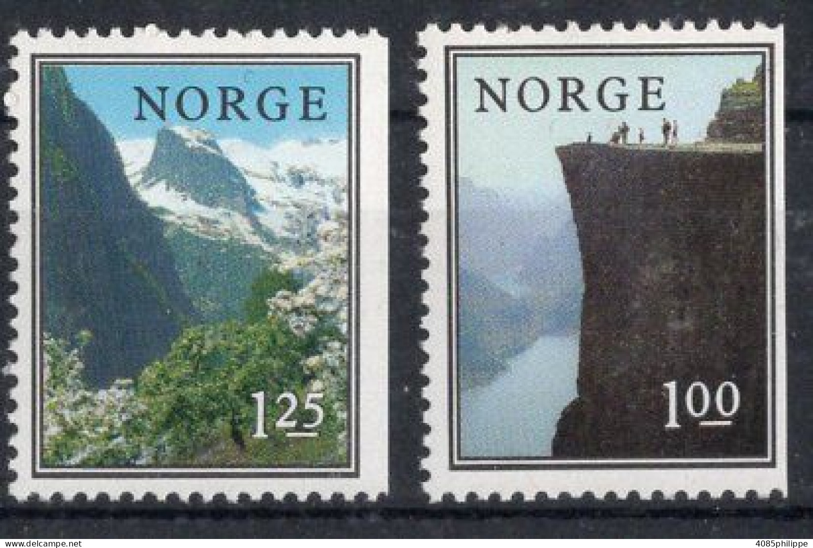 NORVEGE Timbres-poste N°682**& 683** Neufs Sans Charnières TB - Neufs