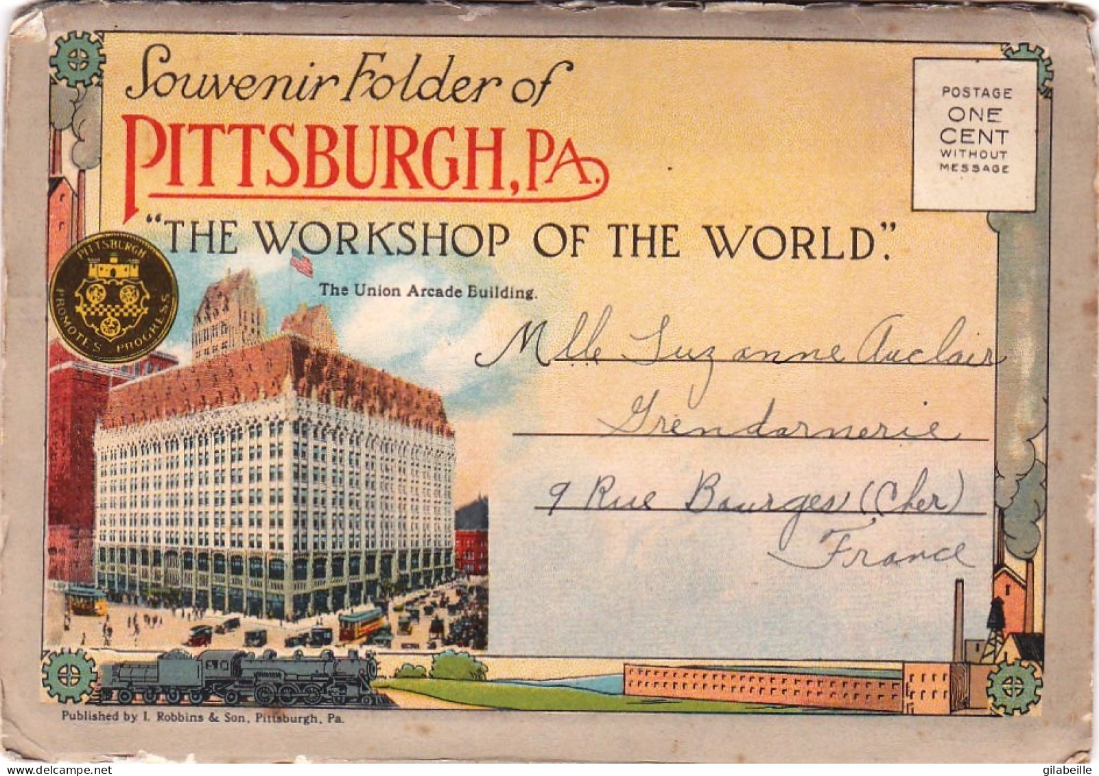 Souvenir Folder Of PITTSBURGH - 16 Views - Pittsburgh