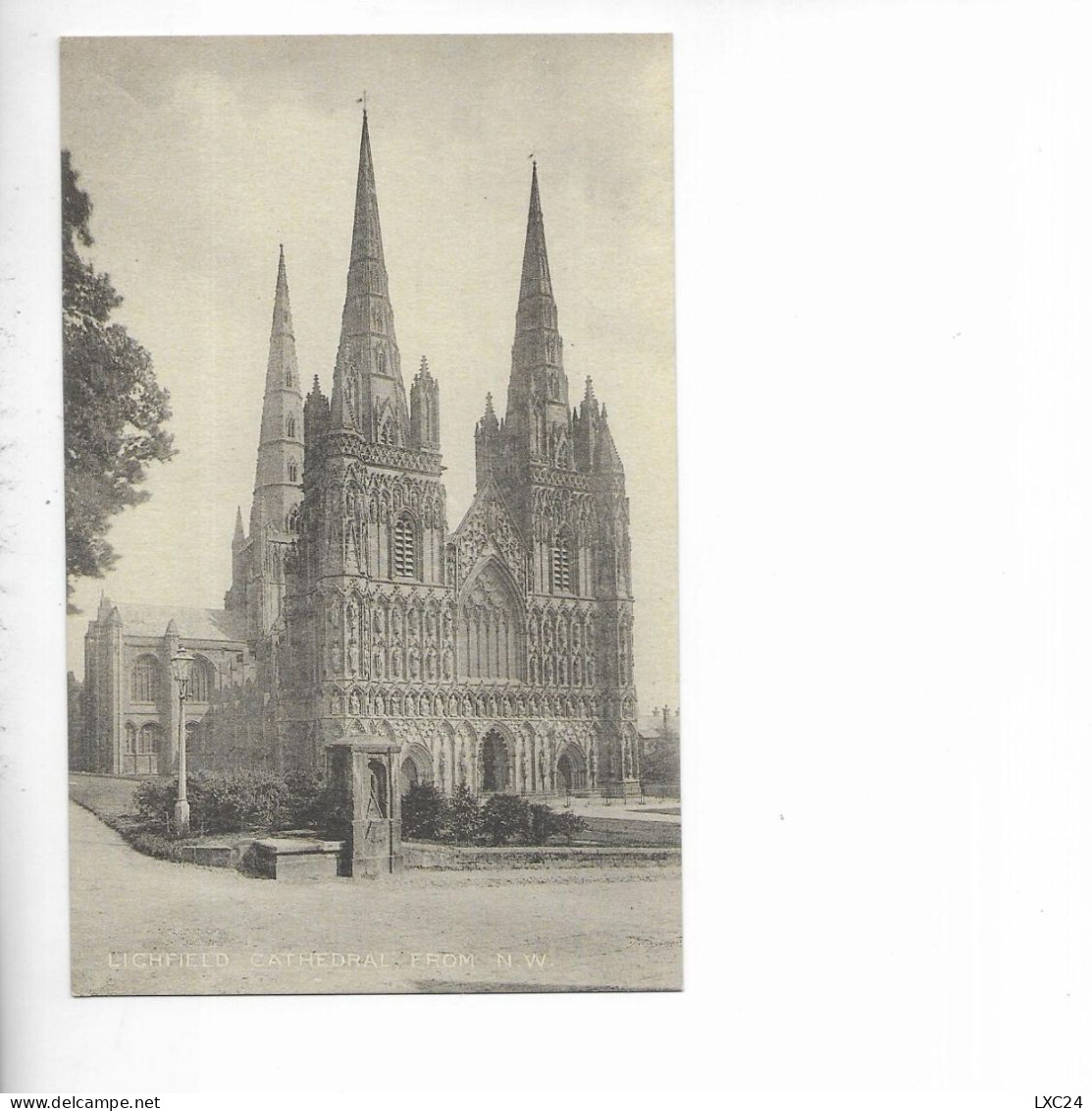 LICHFIELD CATHEDRAL FROM N.W. - Other & Unclassified