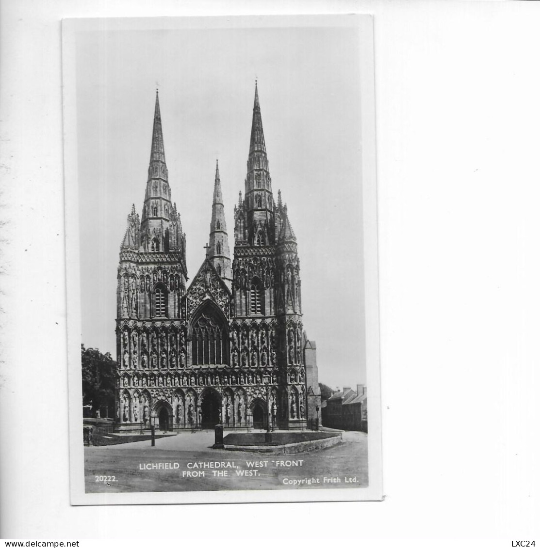 LICHFIELD CATHEDRAL. WEST FRONT... - Sonstige & Ohne Zuordnung