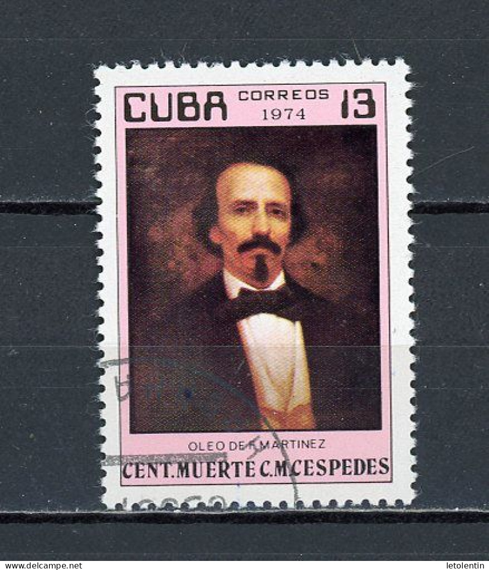 CUBA -  CÉLÉBRITÉ  N°Yt 1746 Obli. - Used Stamps