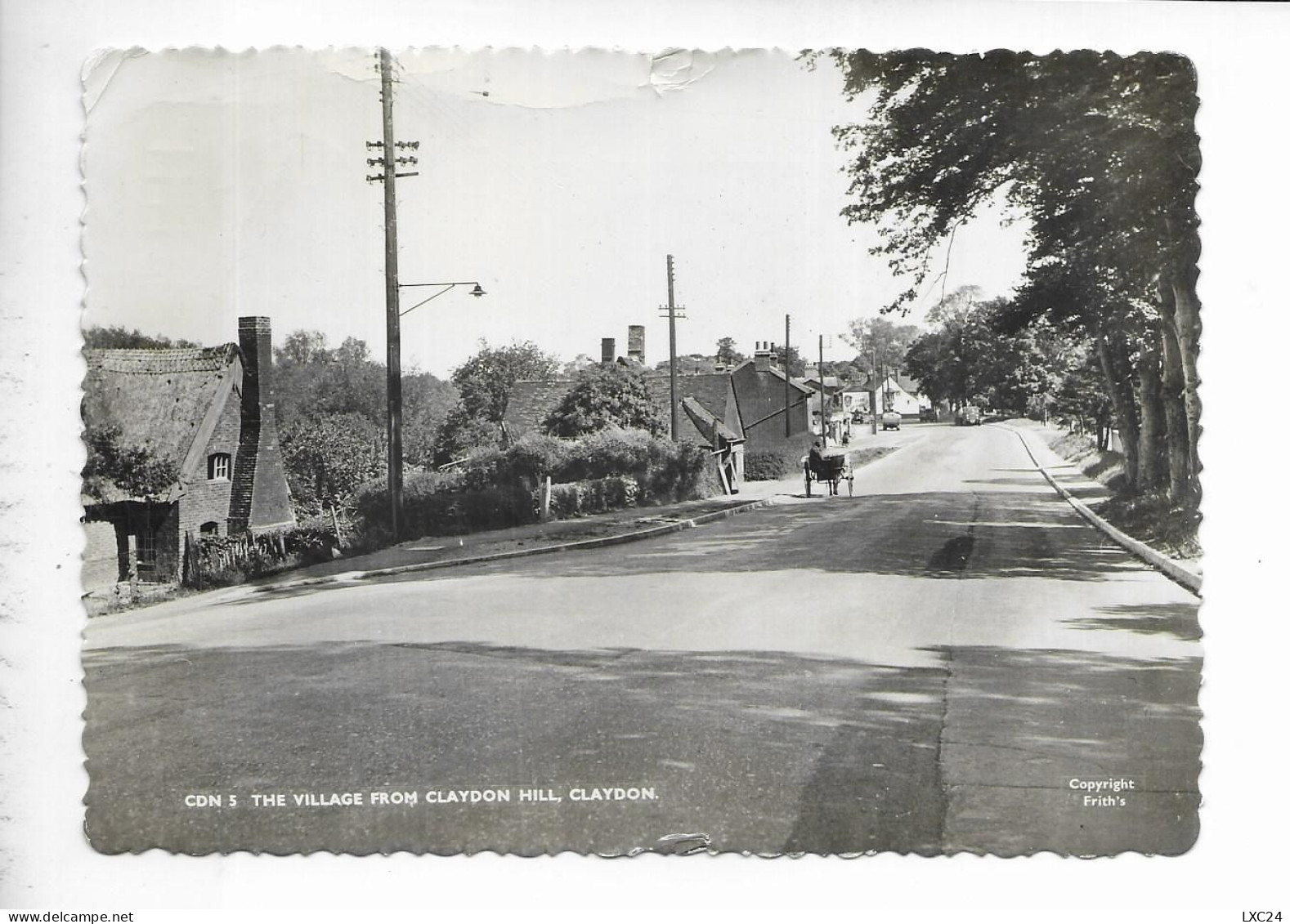 CDN 5. THE VILLAGE FROM CLAYDON HILL. CLAYDON. - Other & Unclassified