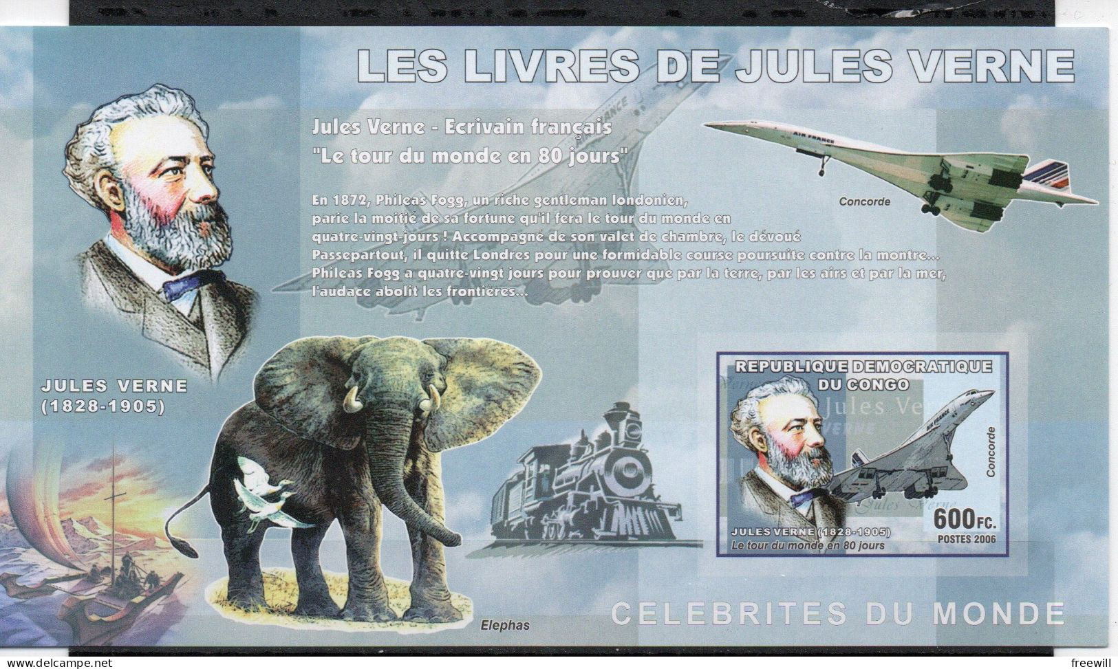 Congo-Kinshasa Jules Verne XXX 2006 - Mint/hinged