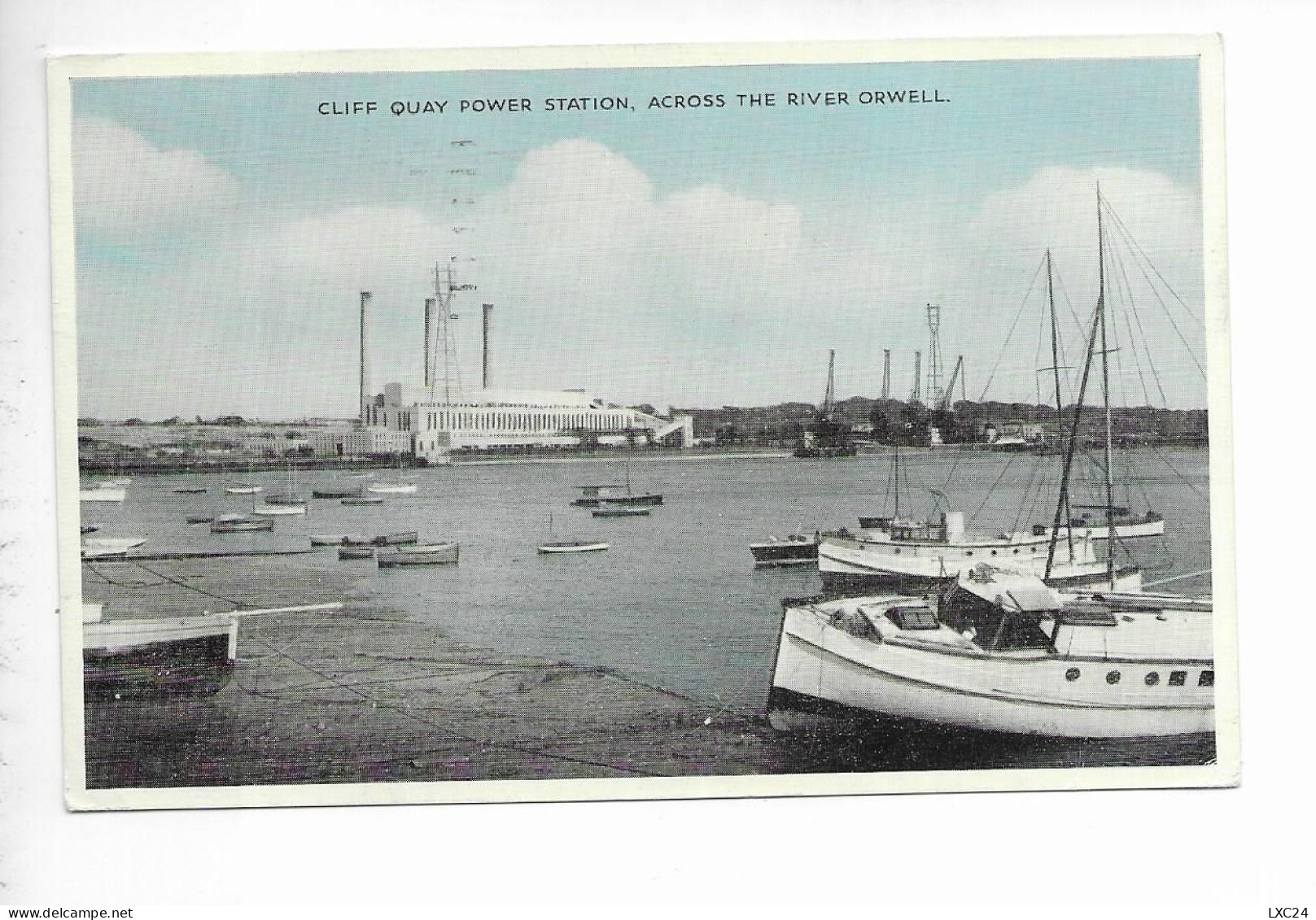 CLIFF QUAY POWER STATION. ACROSS THE RIVER ORWELL. - Altri & Non Classificati