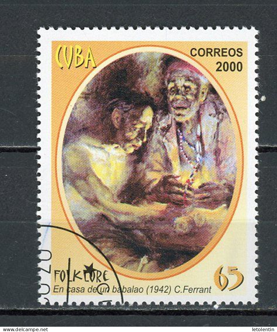 CUBA -  TABLEAU  N°Yt 3850 Obli. - Used Stamps