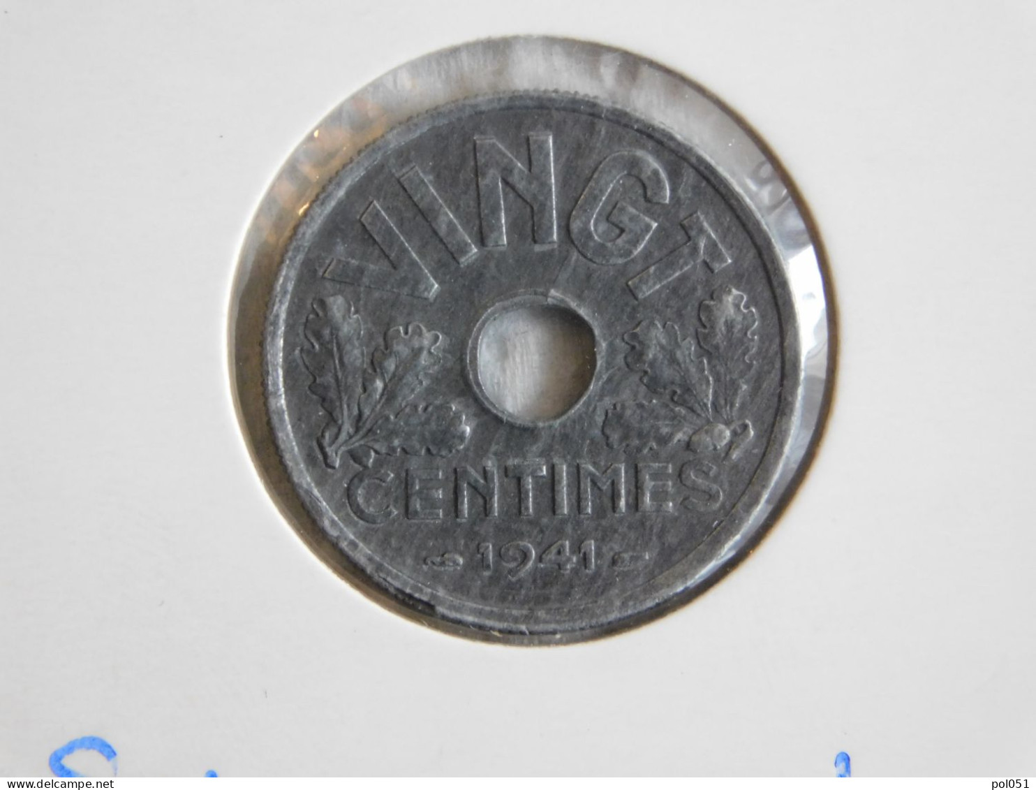 France 20 Centimes 1941 VINGT ÉTAT FRANÇAIS (427) - 20 Centimes