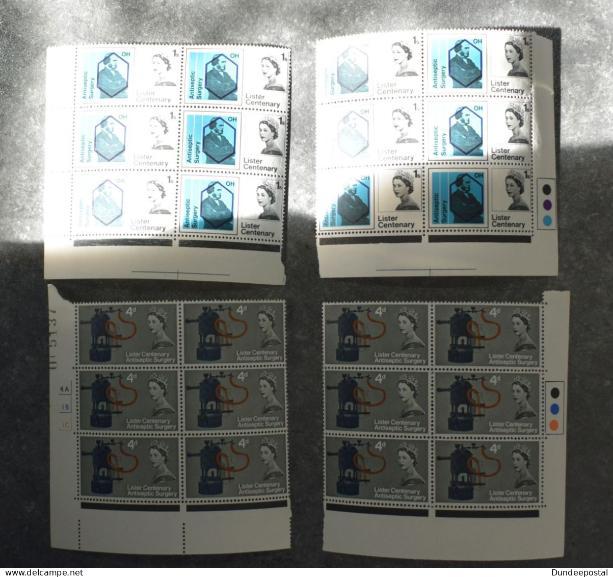 GB STAMPS  Cylinder  Block Lister  1965 K7  MNH     ~~L@@K~~ - Fogli Completi