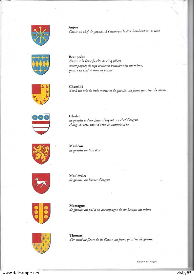 49 -CHOLET-Livre/plaquette " La Région Choletaise Au Teps Des 1ers Capéciens "-THOARS-CHEMILLE-CLISSON-POUZAUGES-TIFFAUG - Pays De Loire