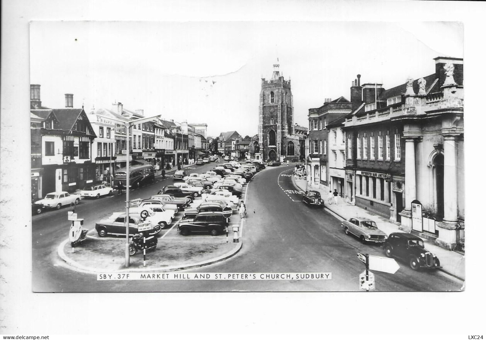 MARKET HILL AND ST. PETER'S CHURCH. SUDBURY. - Autres & Non Classés