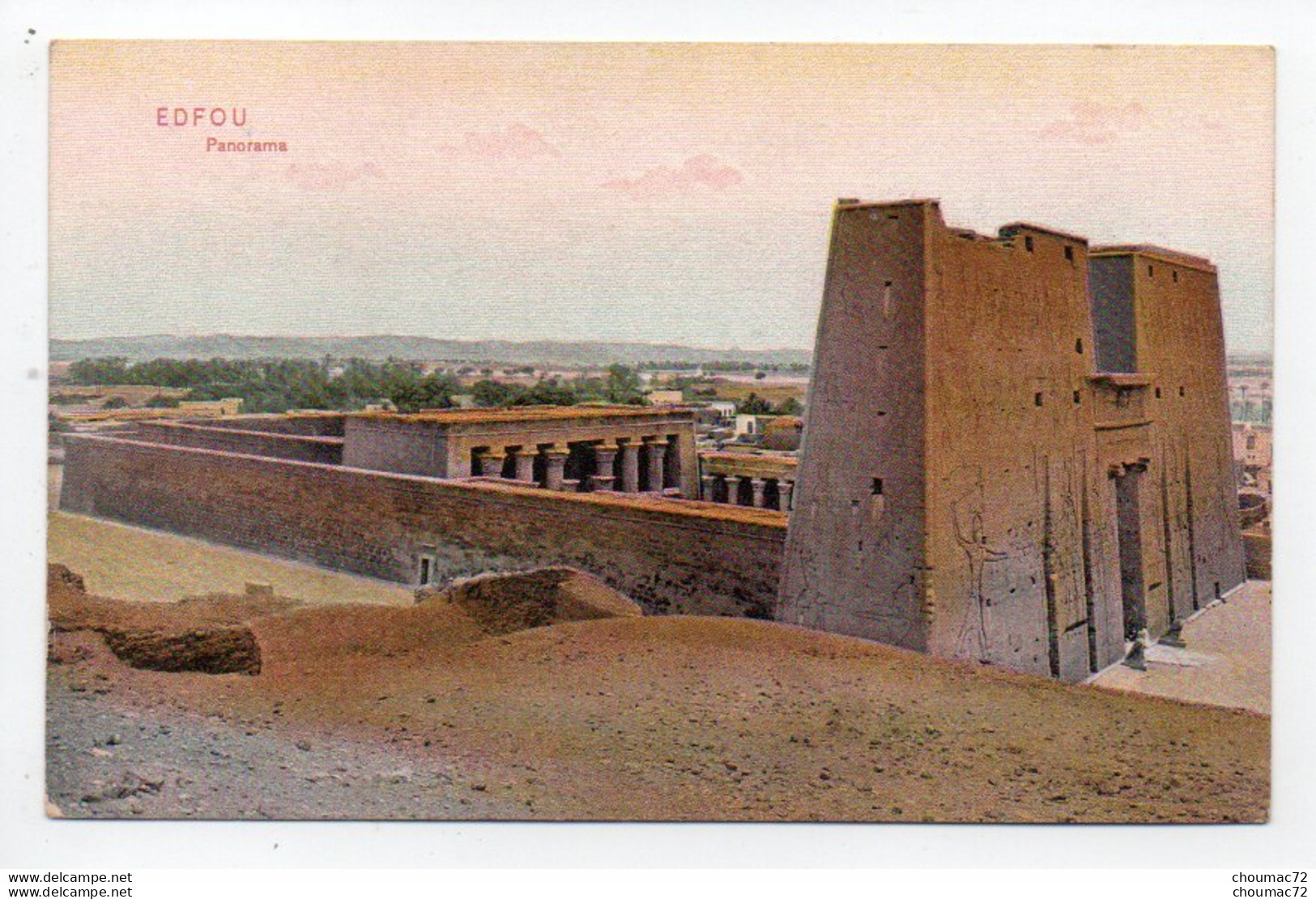 (Egypte) 285, Edfou, Panorama - Edfou