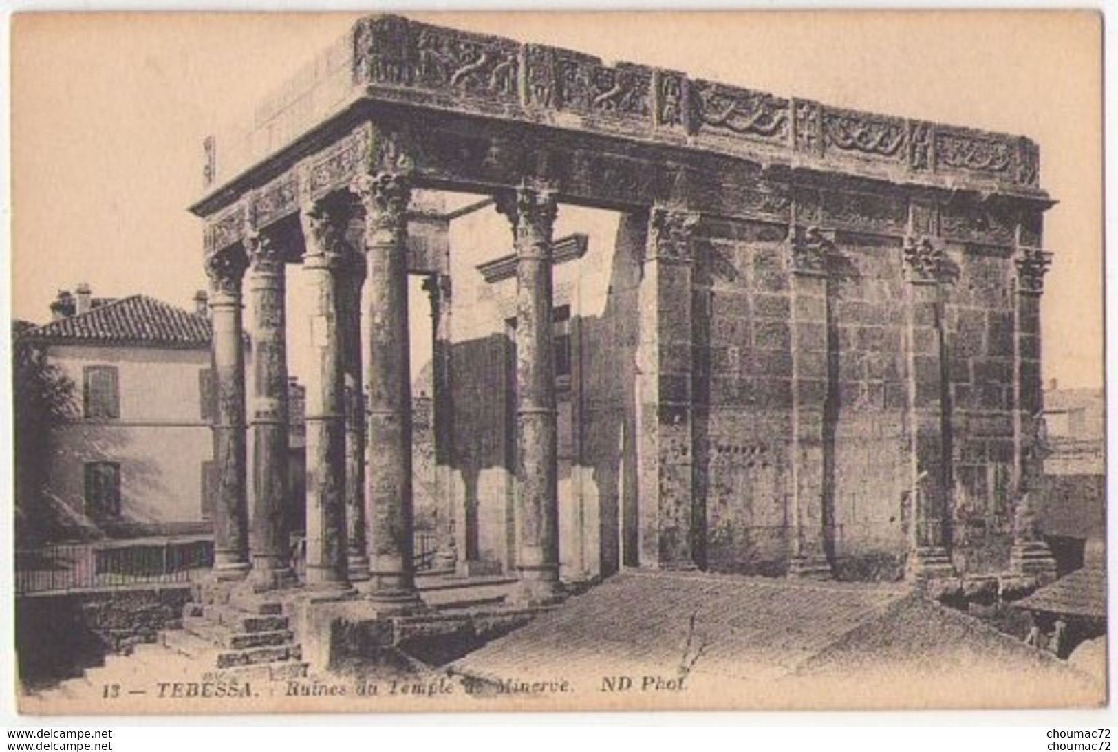 (Algérie) 085, Tebessa, ND Phot 13, Ruines Du Temple De Minerve - Tébessa