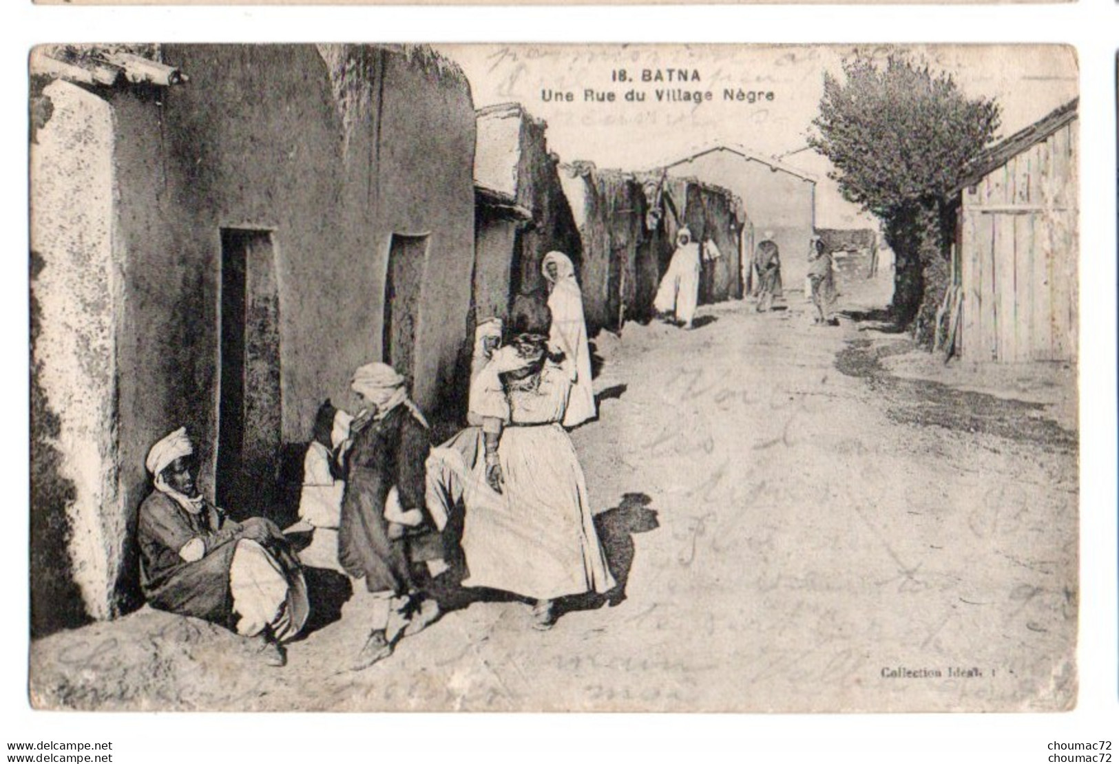 (Algérie) 510, Batna, Collection Ideale PS 18, Un Rue Du Village Nègre, état - Batna