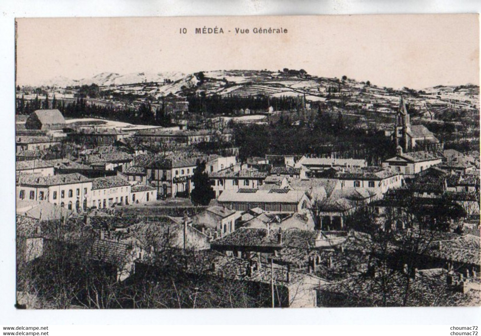 (Algérie) 545, Médéa, Collection Idéale PS 14, Vue Générale, Vue Des Casernes Et De L'Hopital - Medea