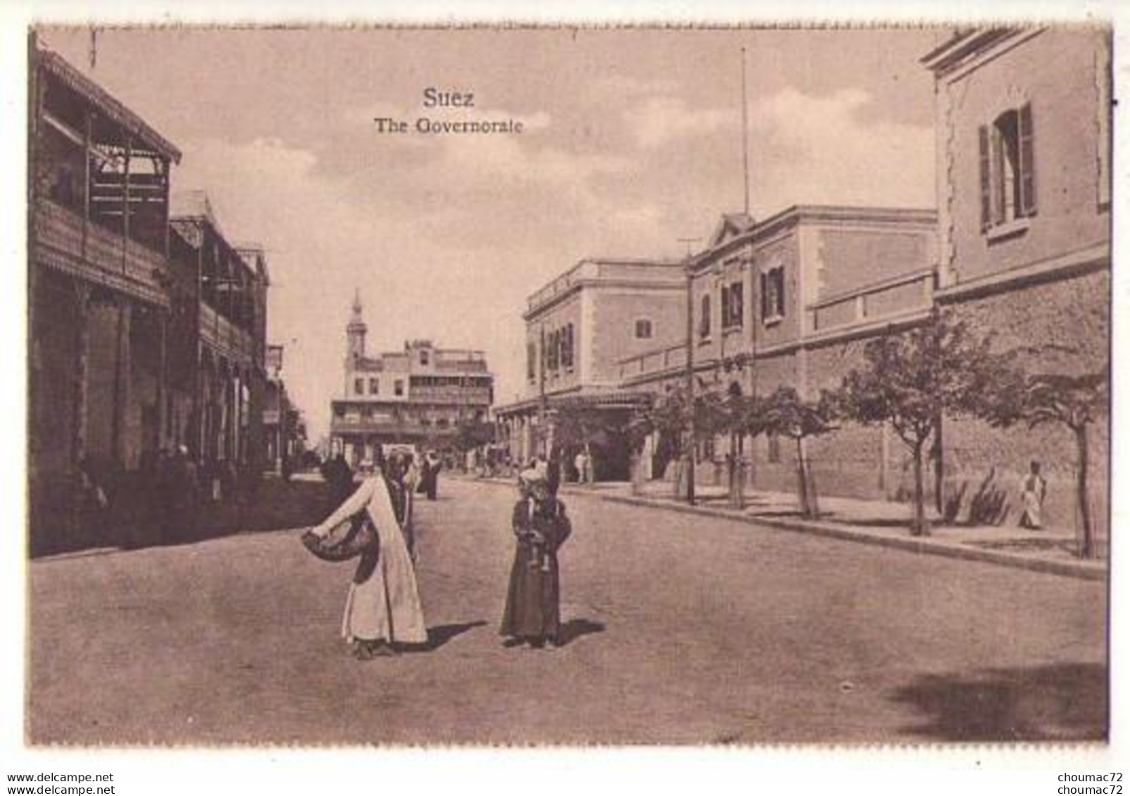 (Egypte) 244, Suez, The Postcard Trust T 812, Le Gouvernorat, D'un Carnet - Suez