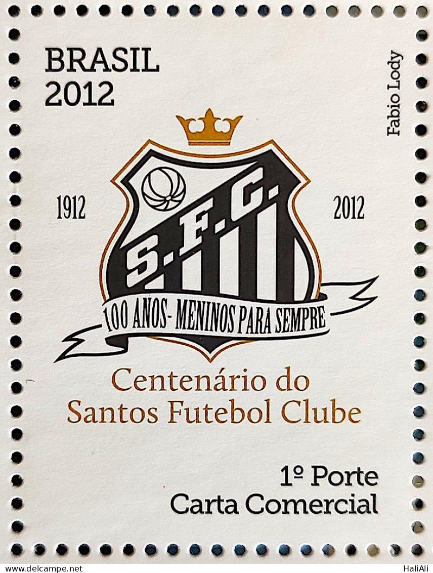 C 3186 Brazil Stamp Santos Football 2012 - Unused Stamps