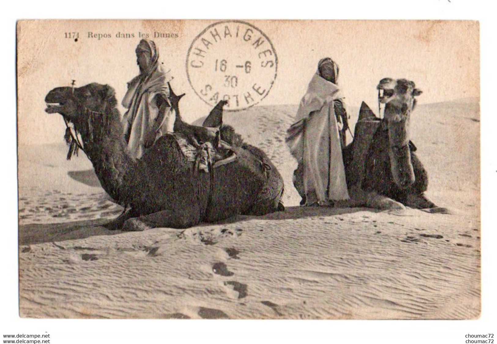 (Algérie) 125, Edition LY 1174, Repos Dans Les Dunes - Hommes