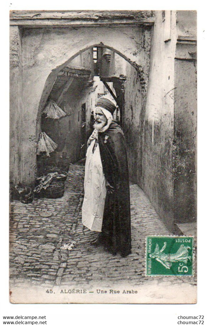 (Algérie) 141, Une Rue Arabe - Hommes