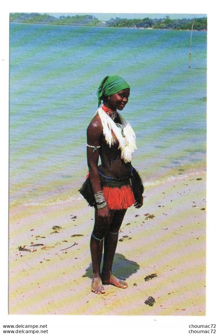 Guinée Bissau 002, Archipel Bijagos, Jeune Fille Bijago - Guinea-Bissau