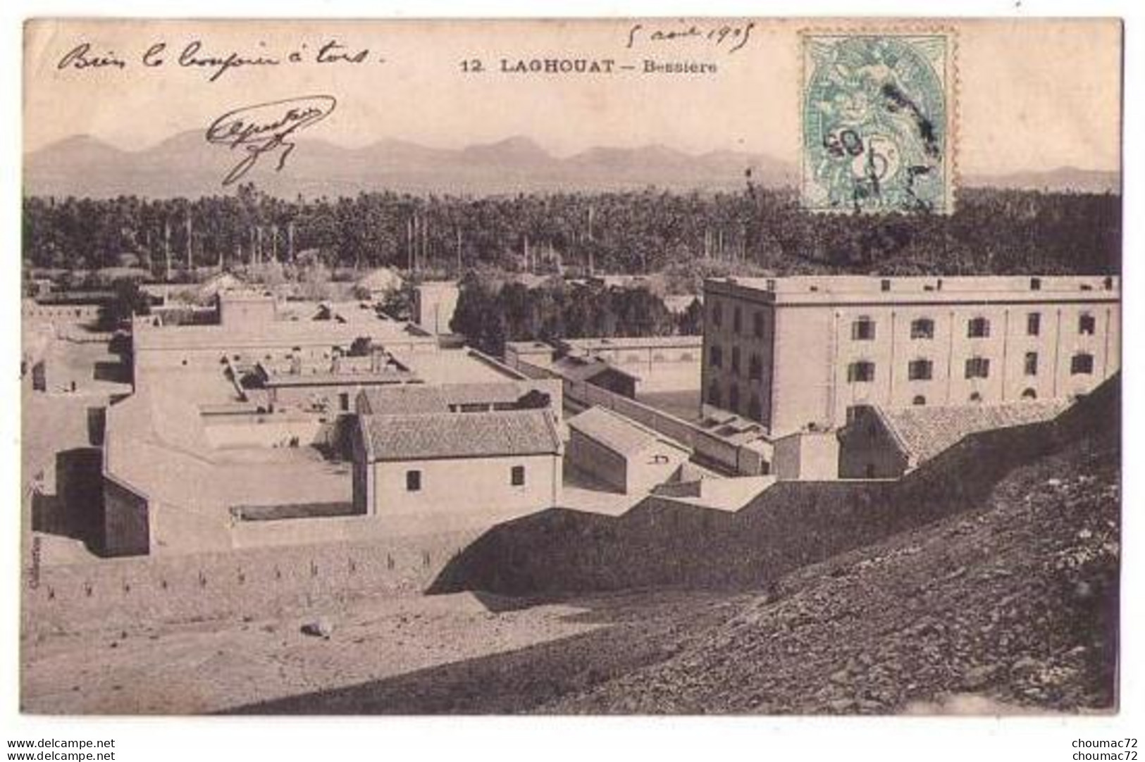 (Algérie) 185, Laghouat, Collection Idéale PS 12, Bessiere - Laghouat
