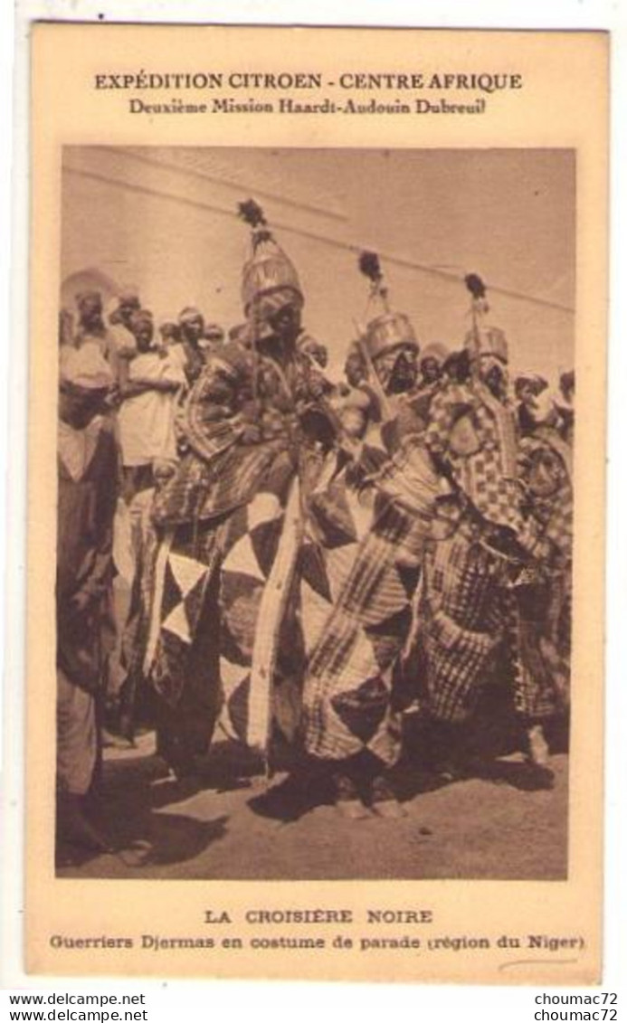 Niger 006, Expédition Citroen, La Croisère Noire, Guerriers Djermas En Costume De Parade - Niger