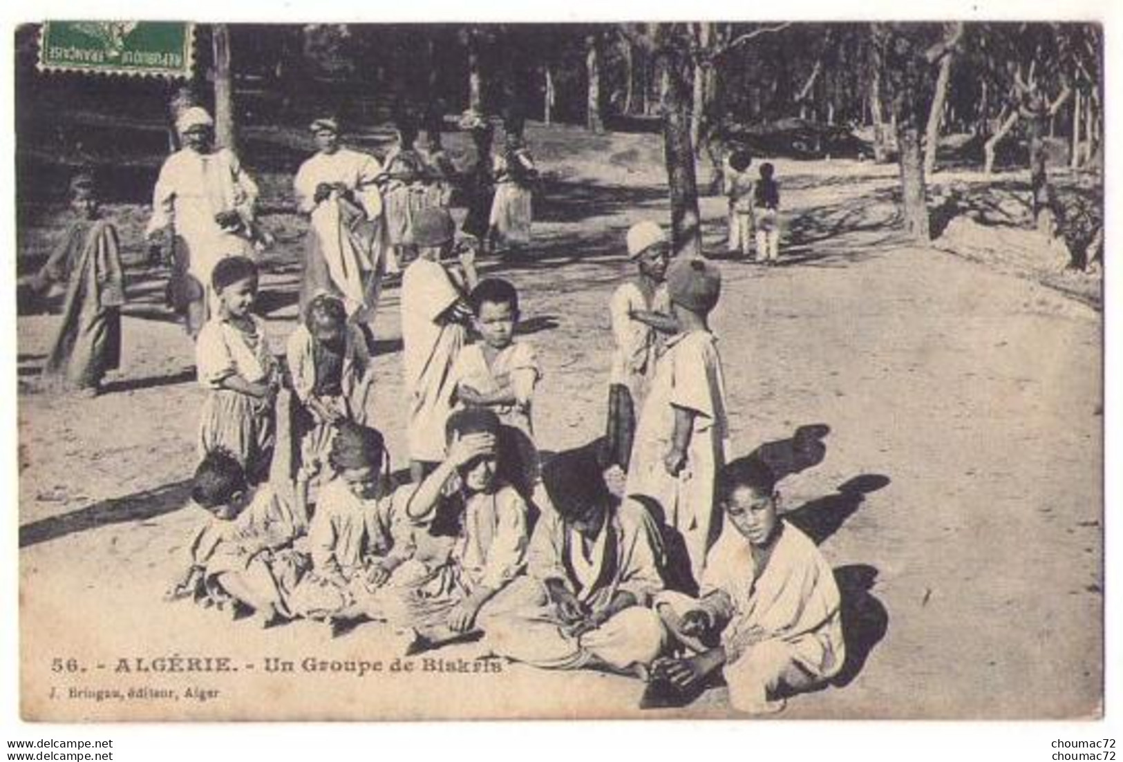 (Algérie) 048, Enfants, Bringau 56, Un Groupe De Biskris - Kinder