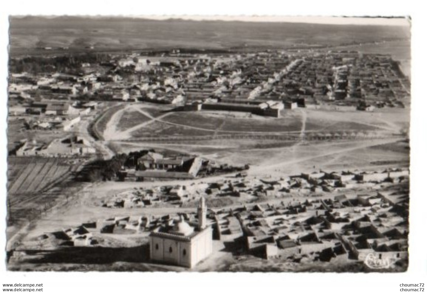 (Algérie) 430, Djelfa Du Titteri, Combier 22-90 A, Vue Générale Aérienne, Au Premier Plan, La Mosquée - Djelfa