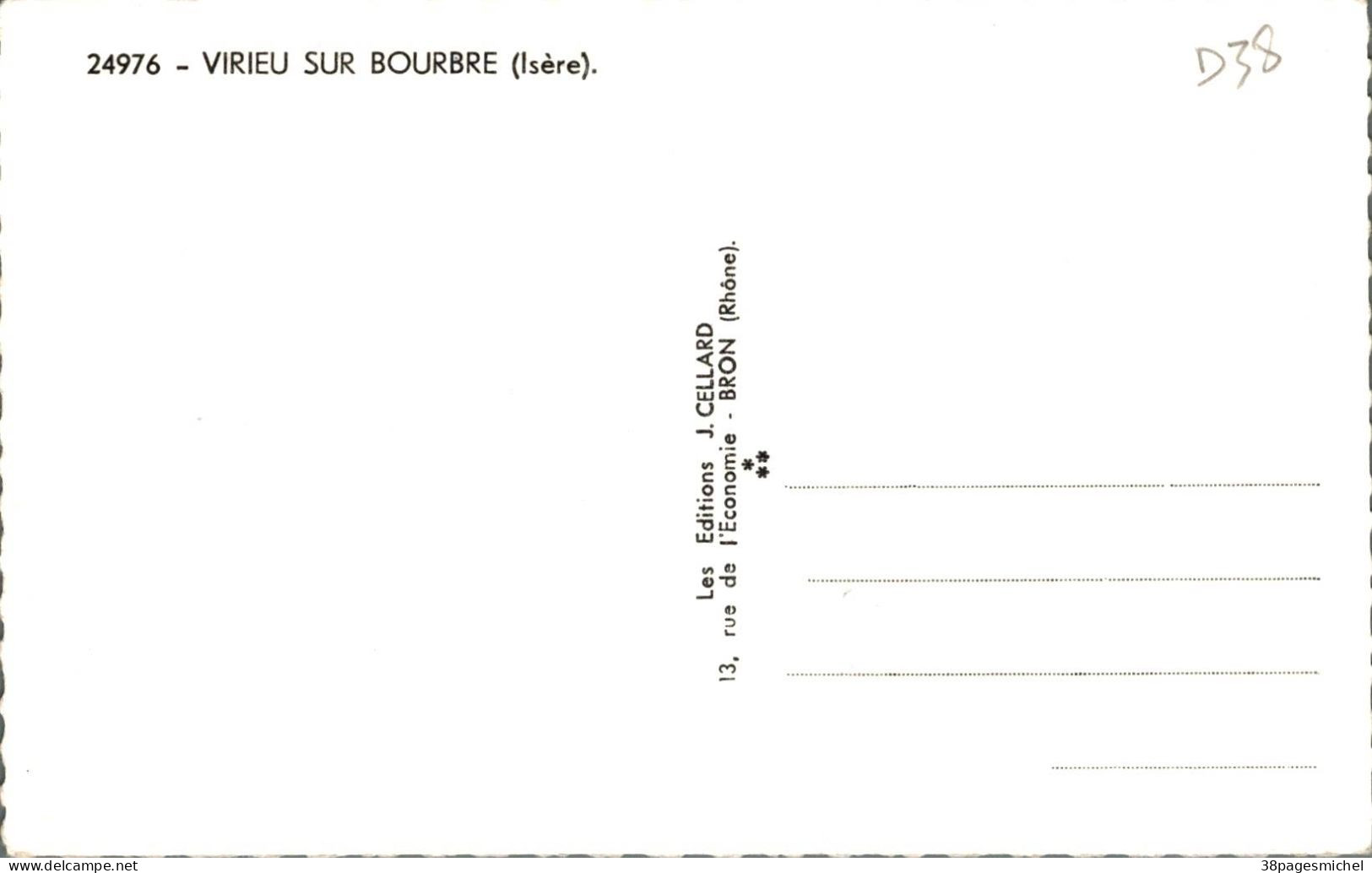 K0203 - VIRIEU Sur BOURBRE - D38 - Virieu