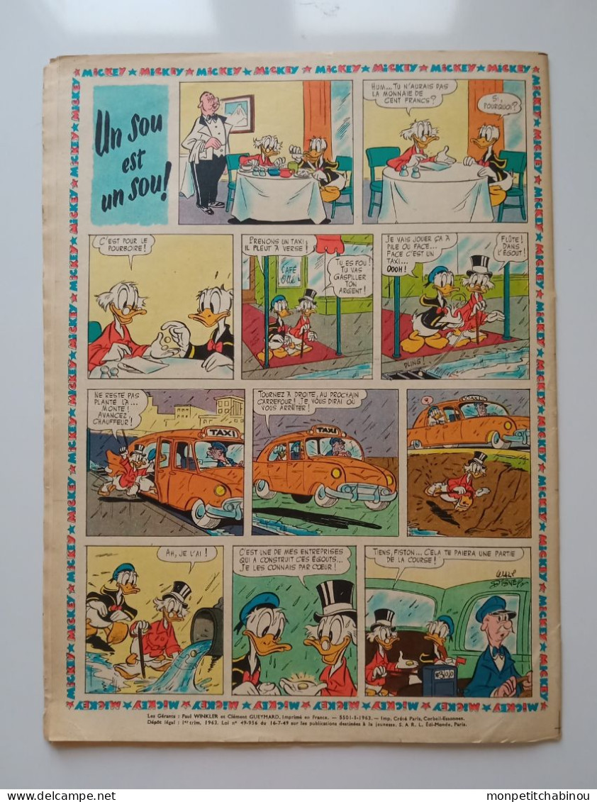 JOURNAL DE MICKEY N°555 (Janvier 1963) - Disney
