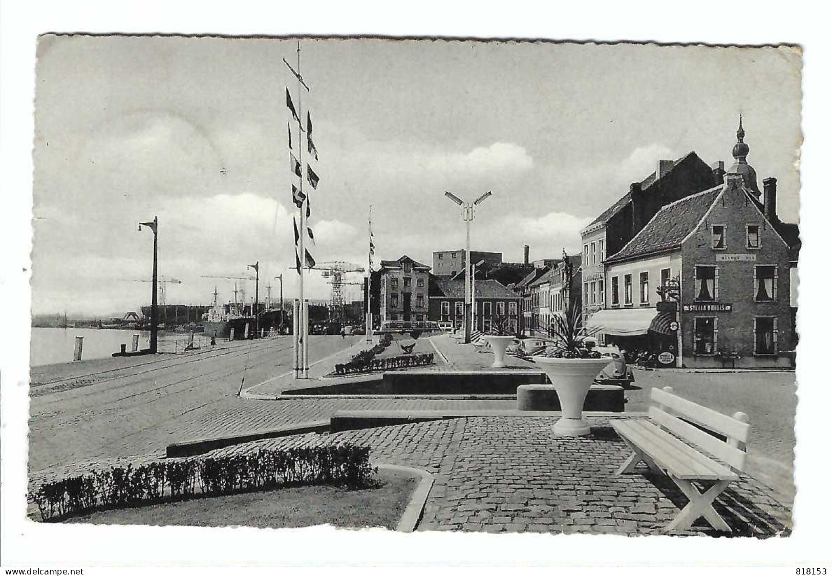 Temse  TEMSE Aan De Schelde  Kaai Met Scheepswerf 1958 - Temse