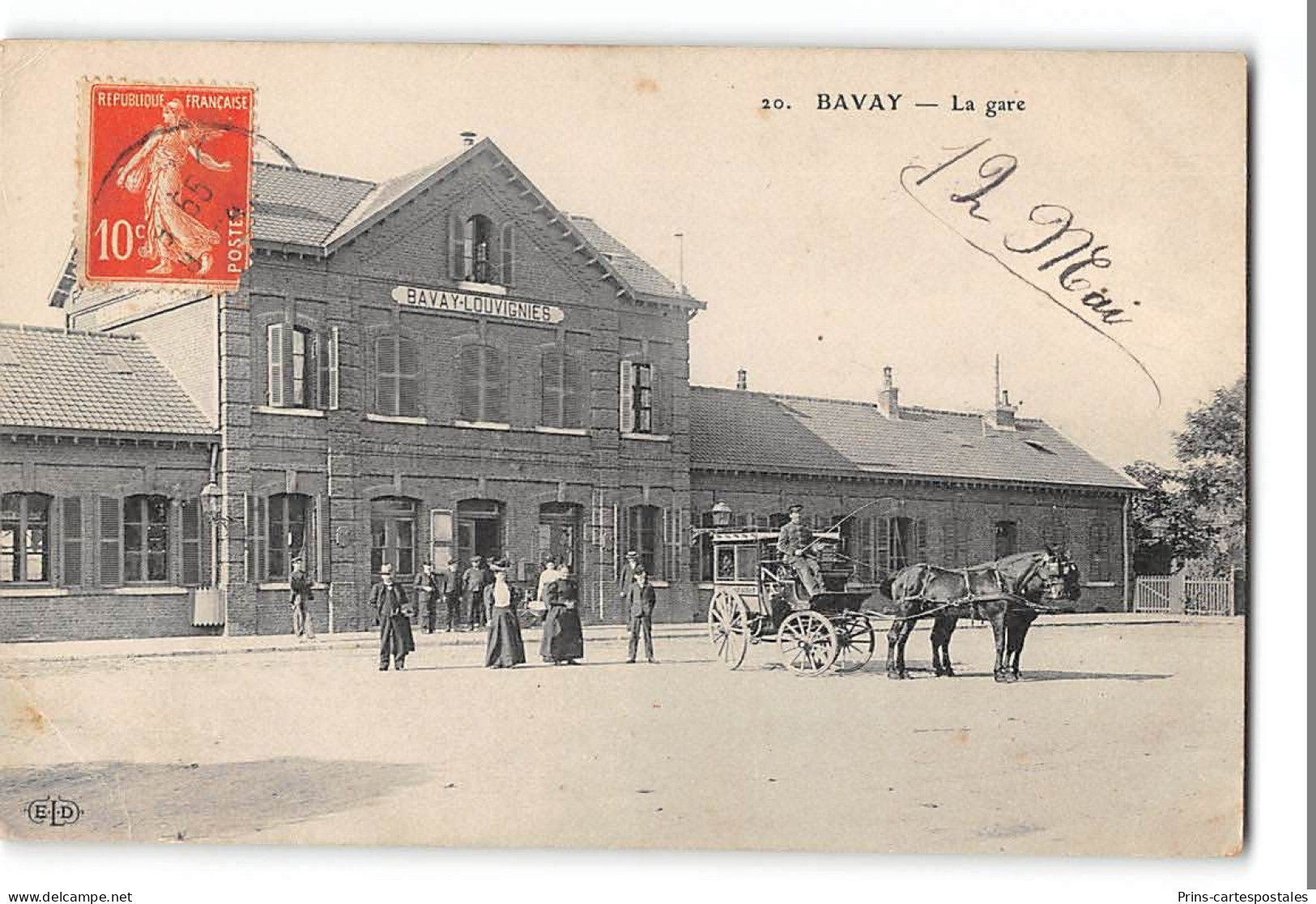 CPA 59 Bavay La Gare - Bavay