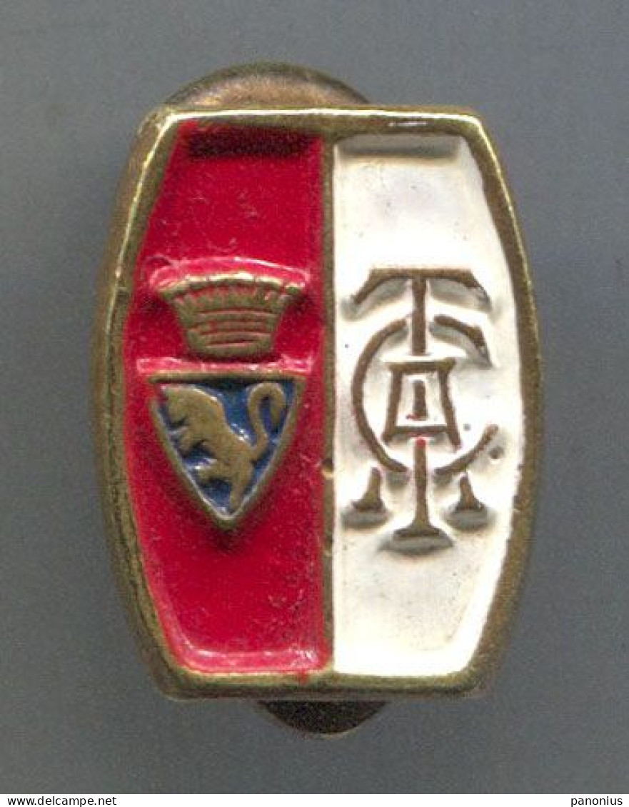 Football Soccer Futbol Calcio - FC TORINO Italy, Vintage Pin Badge Abzeichen, Buttonhole - Football