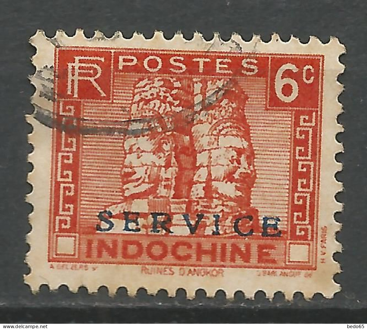 INDOCHINE SERVICE  N° 6 OBL / Used - Otros & Sin Clasificación