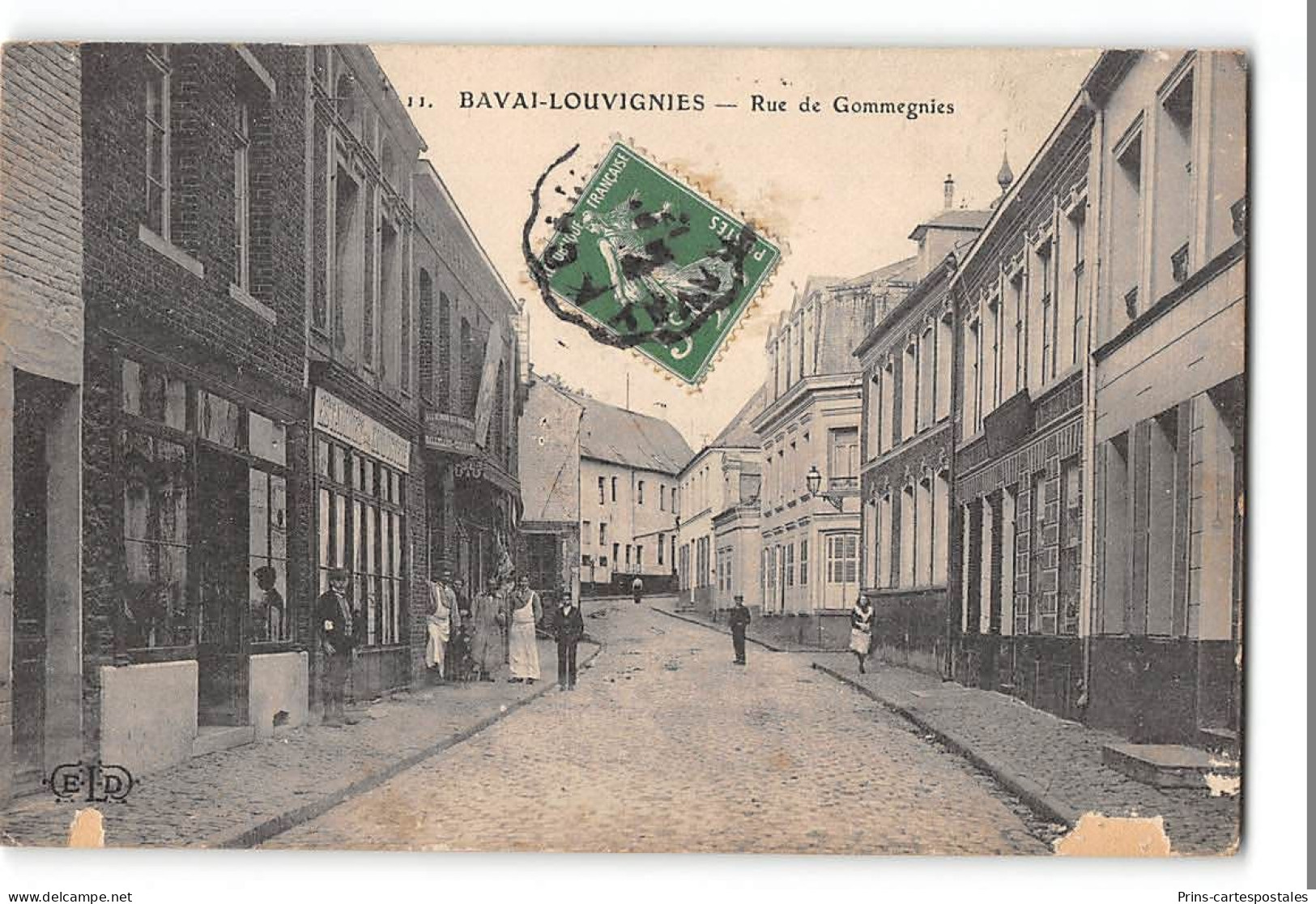 CPA 59 Bavay Louvignies Rue De Gommegnies - Bavay