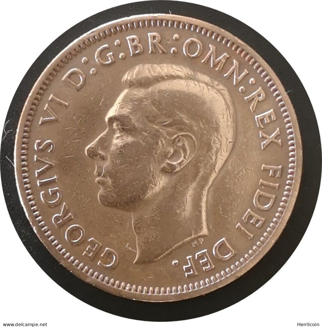 Monnaie Royaume Uni - 1949 - Half Penny George VI Sans "IND:IMP." - C. 1/2 Penny