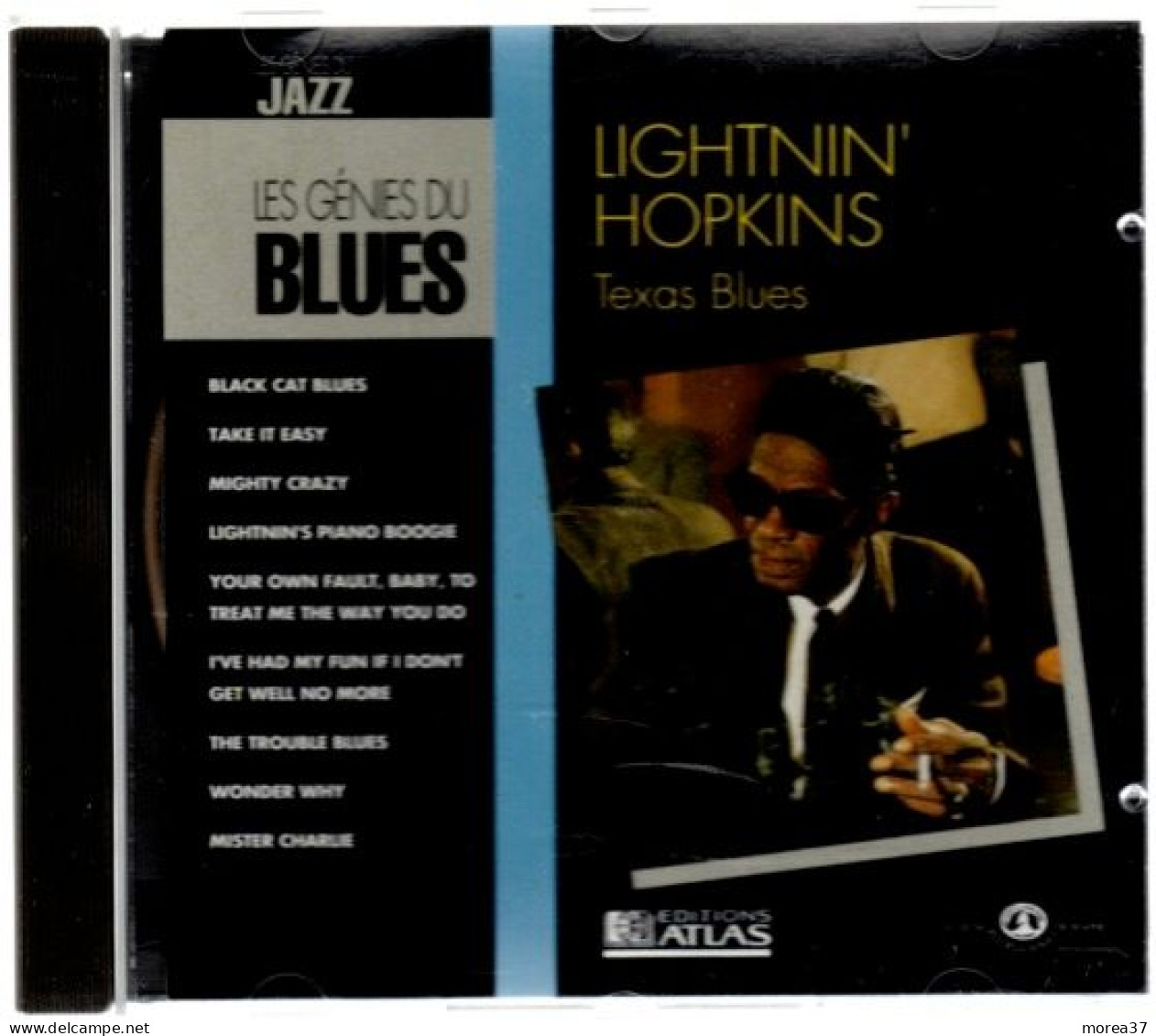 LIGHTNIN' HOPKINS   Texas Blues  Les Genies Du Blues  ( Cd02) - Blues
