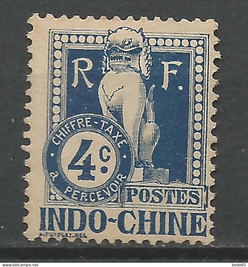 INDOCHINE TAXE N° 6 Gom Coloniale NEUF**  SANS CHARNIERE NI TRACE / Hingeless / MNH - Timbres-taxe