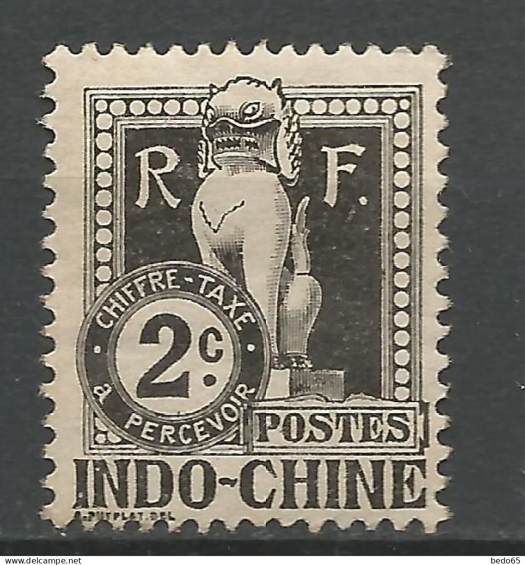 INDOCHINE TAXE  N° 5 NEUF* INFIME TRACE DE CHARNIERE  / Hinge / MH - Postage Due