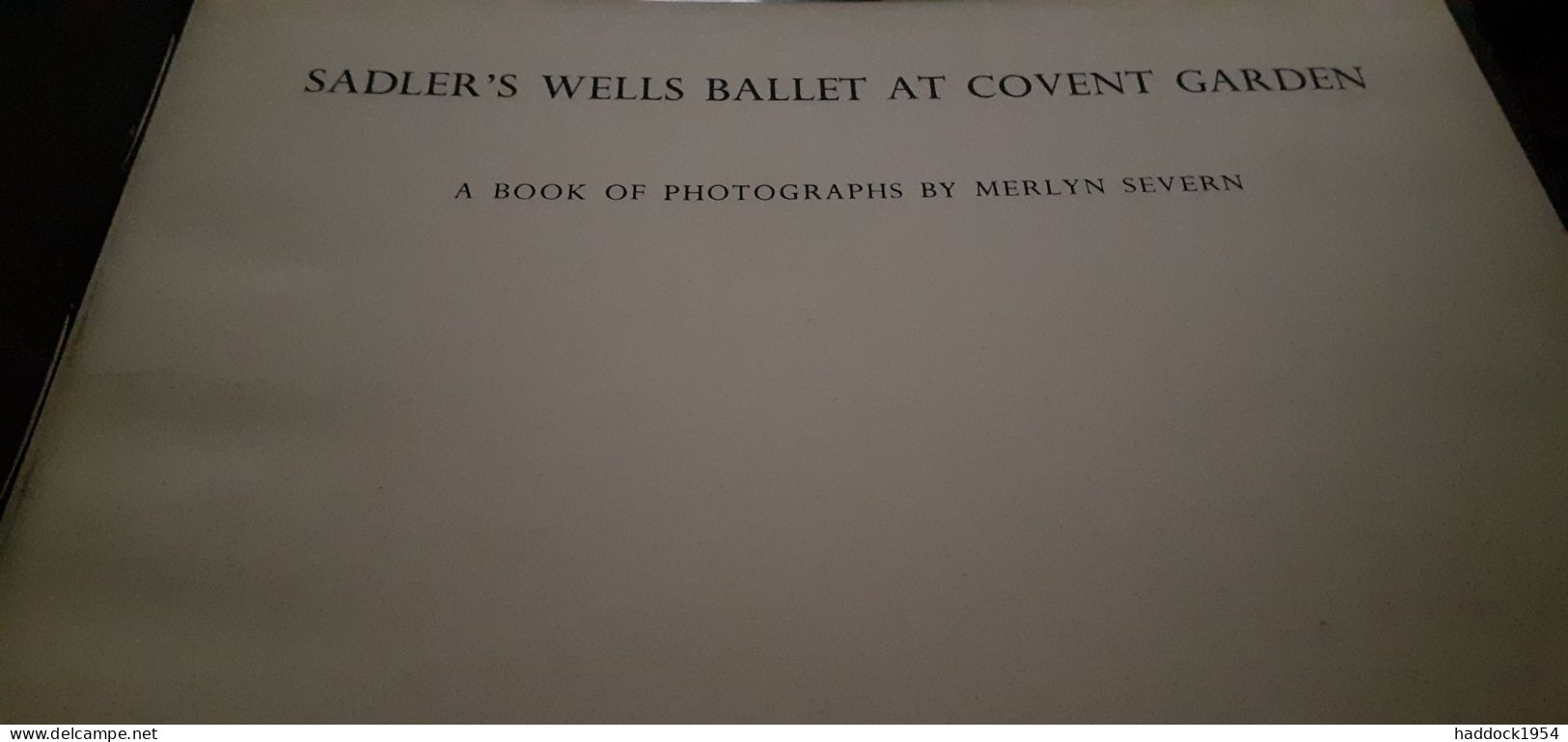 Sadler's Wells Ballet At Covent Garden Merlyn SEVERN John Lane 1947 - Photography