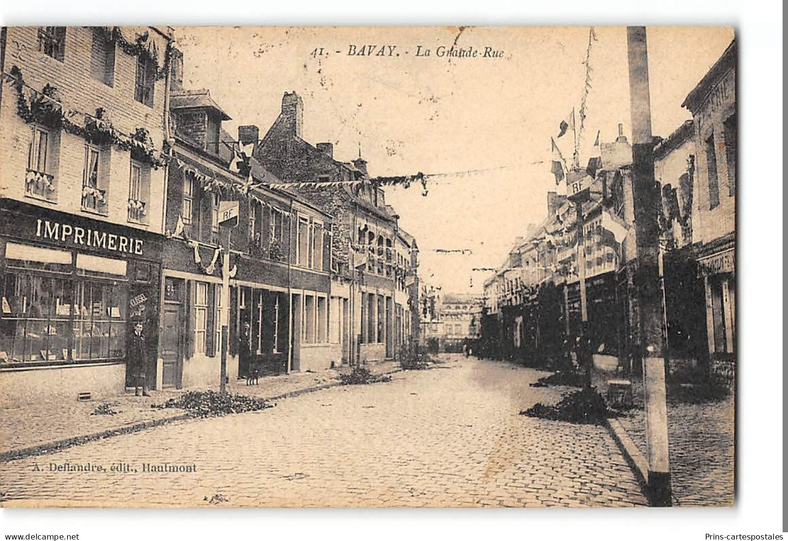 CPA 59 Bavay La Grande Rue - Bavay