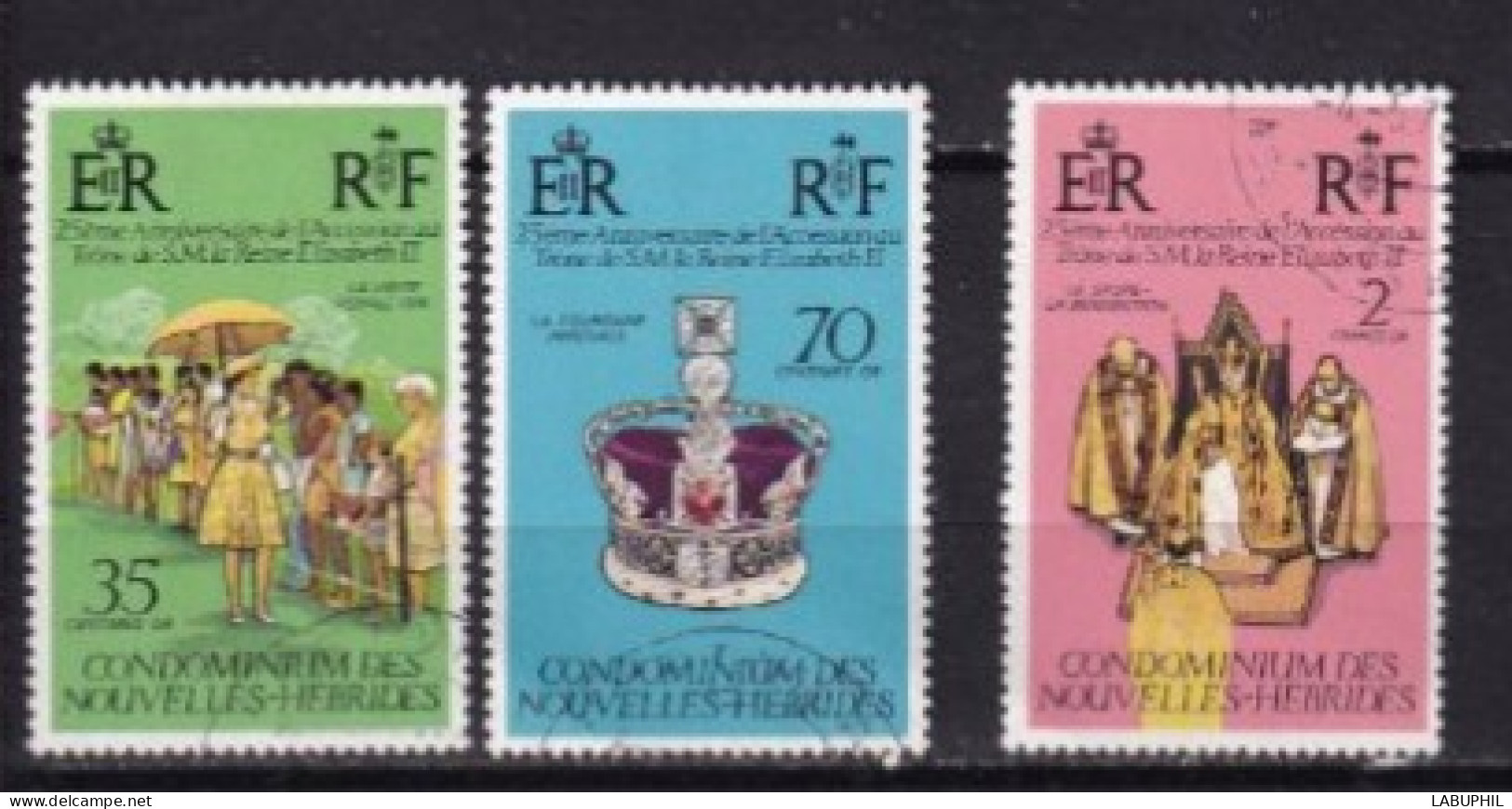 NOUVELLES HEBRIDES Dispersion D'une Collection Oblitéré Et Mlh    1977 - Used Stamps