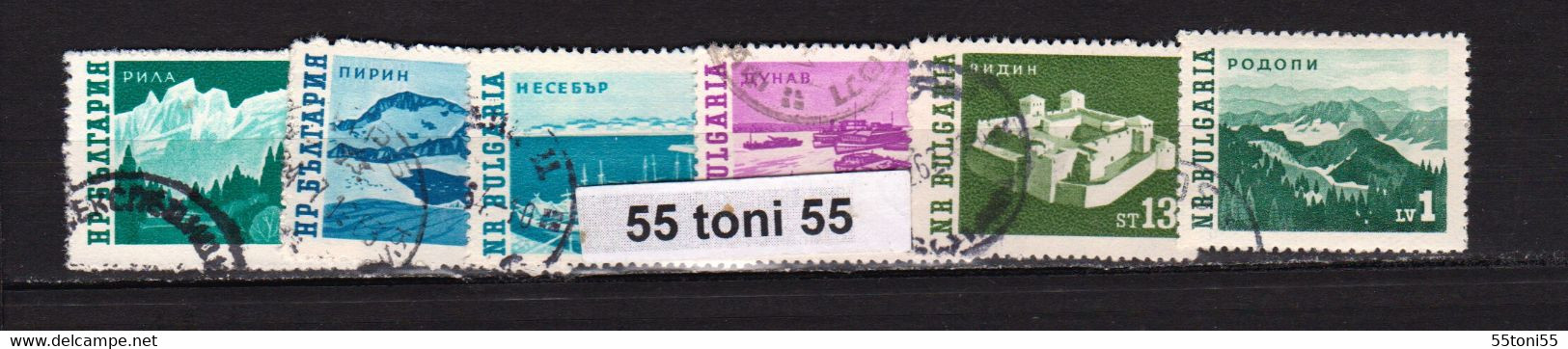 1962 /1963  Bulgarian Nature (Series Courants) Mi.-1314/18+1365  6v.-used(O) Bulgaria/Bulgarie - Usados